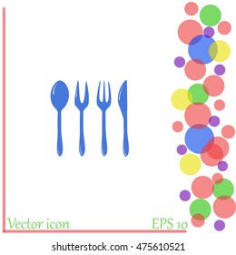 Cutlery vector icon