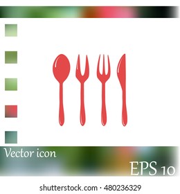 Cutlery vector icon