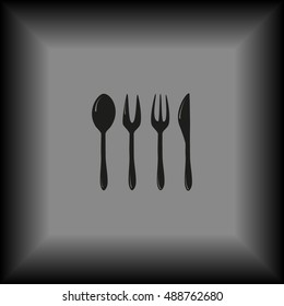 Cutlery vector icon