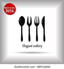 Cutlery vector icon