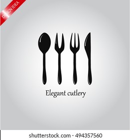 Cutlery vector icon
