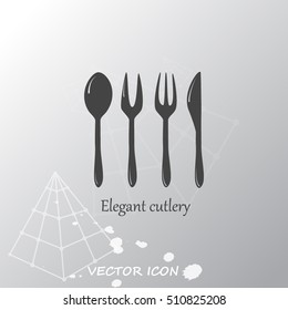 Cutlery vector icon