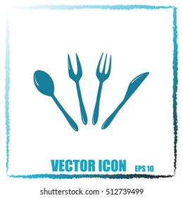 Cutlery vector icon