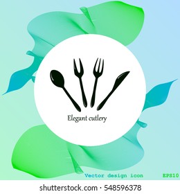 Cutlery vector icon