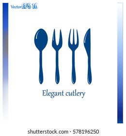 Cutlery vector icon