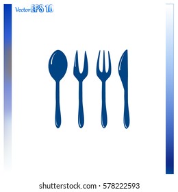 Cutlery vector icon