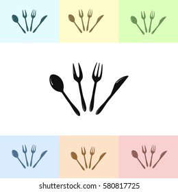 Cutlery vector icon