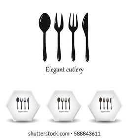 Cutlery vector icon