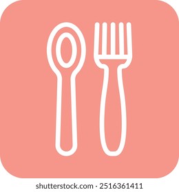 Cutlery Vector Icon Design Illustration