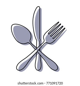 cutlery  vector illustration