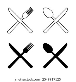 Cutley icon set. Vector illustration.