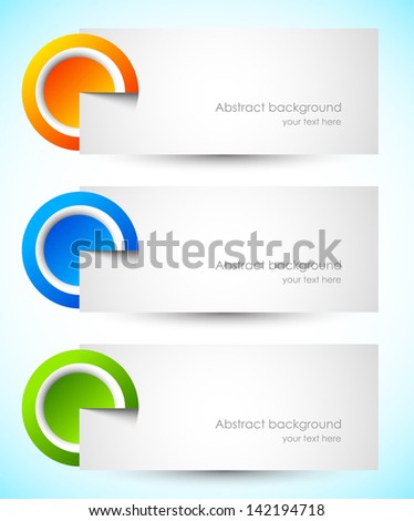 Cutoff circle stickers