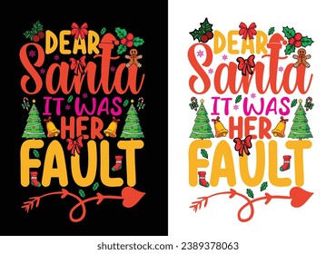 Cutom christmas t shirt design