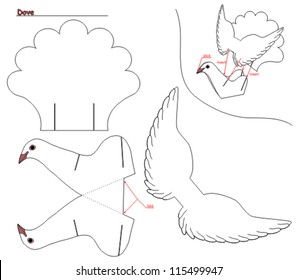 cutout dove