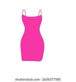 Cutout fashion dress illustration design