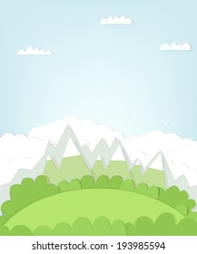 224 Papercraft mountains Stock Illustrations, Images & Vectors ...