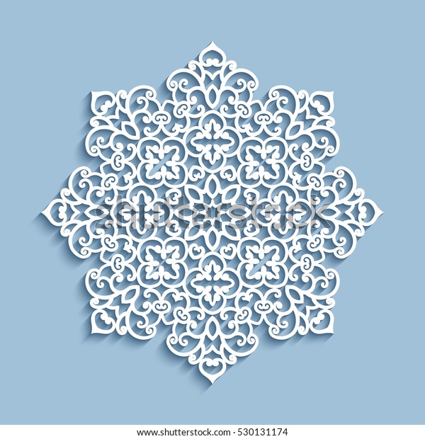 切り抜き紙レース 雪片飾り 曼荼羅円飾り レイシー丸模様 ベクター画像eps10 のベクター画像素材 ロイヤリティフリー 切り抜き紙レース 雪片飾り 曼荼羅円飾り レイシー丸模様 ベクター画像eps10 のベクター画像素材 ロイヤリティフリー