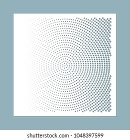 Cutout paper lace frame, vector illustration. Paper lace background, vector round vignette, ornamental lacy round photo frame. Abstract vintage frame.