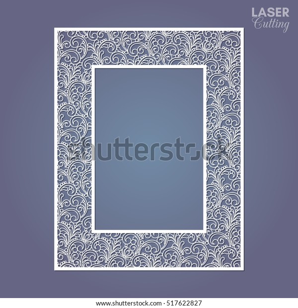 Cutout paper lace frame, vector illustration.\
Paper lace background, vector vignette, ornamental lacy photo\
frame. Abstract vintage frame.\

