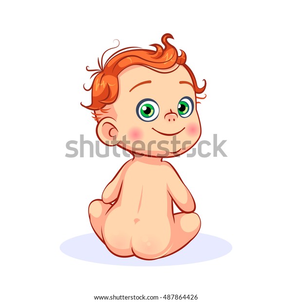 Cute boy butt nude