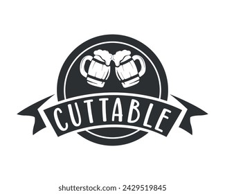 cuttable mug typography t-shirt design