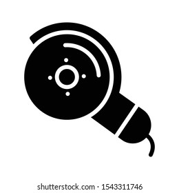 cutter blade vector glyph flat icon 