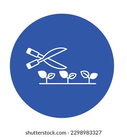 Icono de vector de color de corte que puede modificar fácilmente

