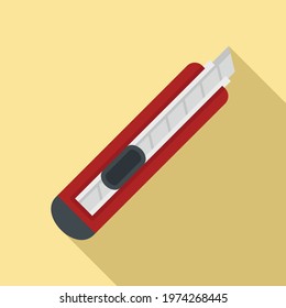 Cutter craft icon. Flat illustration of cutter craft vector icon for web design
