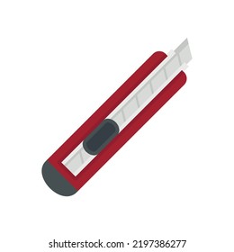 Cutter craft icon. Flat illustration of cutter craft vector icon isolated on white background