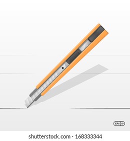Cutter with cut line Vector illustration