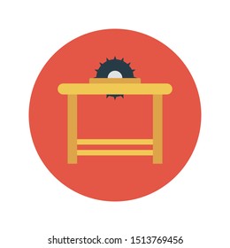 cutter glyph flat vector icon