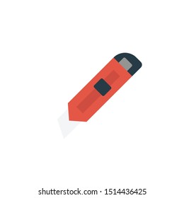 cutter glyph flat vector icon