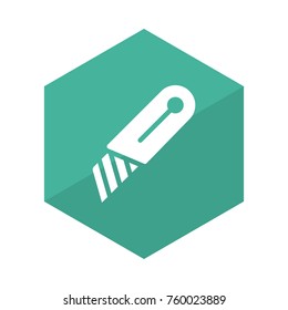  cutter glyph icon