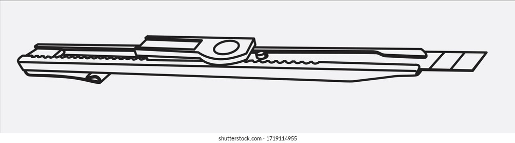 cutter hand drawing in vector 10