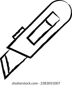 Cutter hand drawn vector illustration