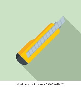 Cutter hardware icon. Flat illustration of cutter hardware vector icon for web design