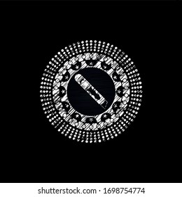 cutter icon with chalkboard texture