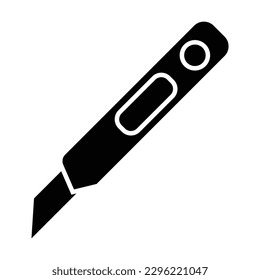 cutter icon, cut vector, knife illustration