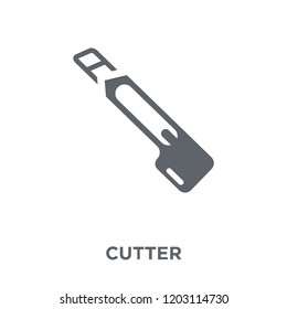 Cutter icon. Cutter design concept from  collection. Simple element vector illustration on white background.