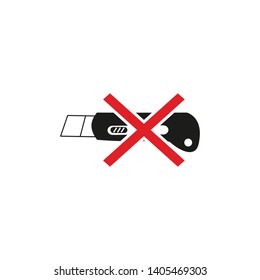 CUTTER ICON DESIGN , VECTOR EPS10