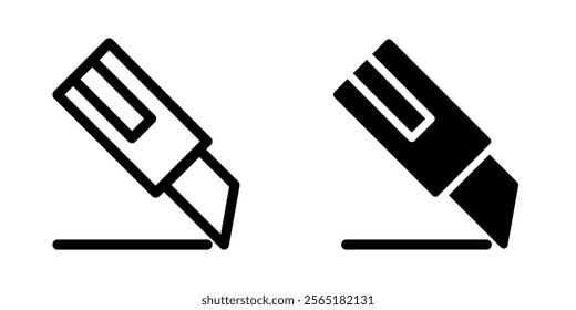 Cutter icon illustration design template