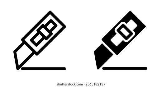 Cutter icon illustration design template