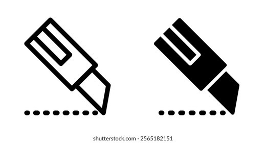 Cutter icon illustration design template