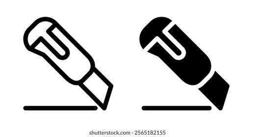 Cutter icon illustration design template