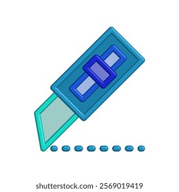 Cutter icon illustration design template