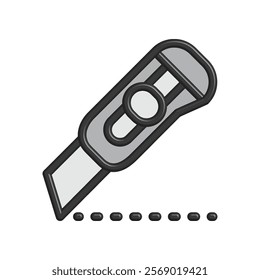 Cutter icon illustration design template