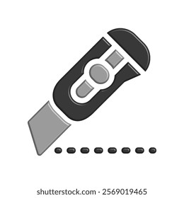 Cutter icon illustration design template