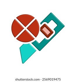 Cutter icon illustration design template