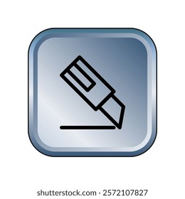 Cutter icon illustration design template