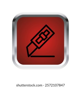 Cutter icon illustration design template